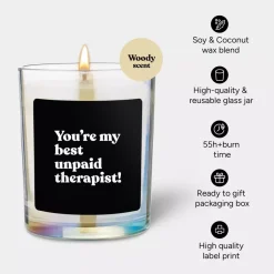 Chatty Candles You’re My Best Unpaid Therapist!