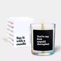 Chatty Candles You’re My Best Unpaid Therapist!
