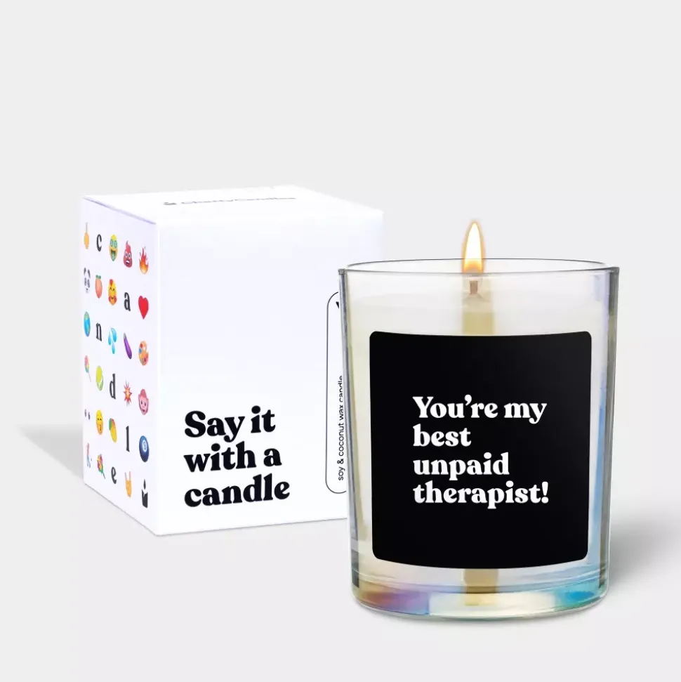Chatty Candles You’re My Best Unpaid Therapist!