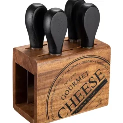 Cheese Osteknivsett Sort