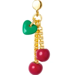 Cherry Ørering 1 stk Rubinrød