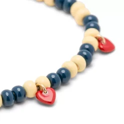 Color Ball Heart Armbånd Sofy Yellow/Retro Dark Blue