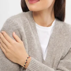 Color Ball Heart Armbånd Sofy Yellow/Retro Dark Blue