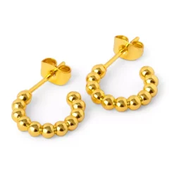 Color Ball Hoops Small Par (2 stk) Forgyldt