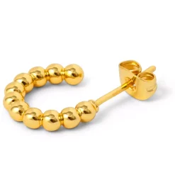 Color Ball Hoops Small Par (2 stk) Forgyldt