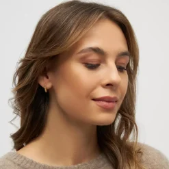 Color Ball Hoops Small Par (2 stk) Forgyldt