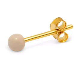 Color Ball Ørering 1 stk Buttercream