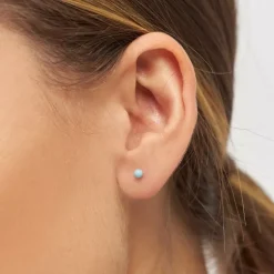 Color Ball Ørering 1 stk Light Blue