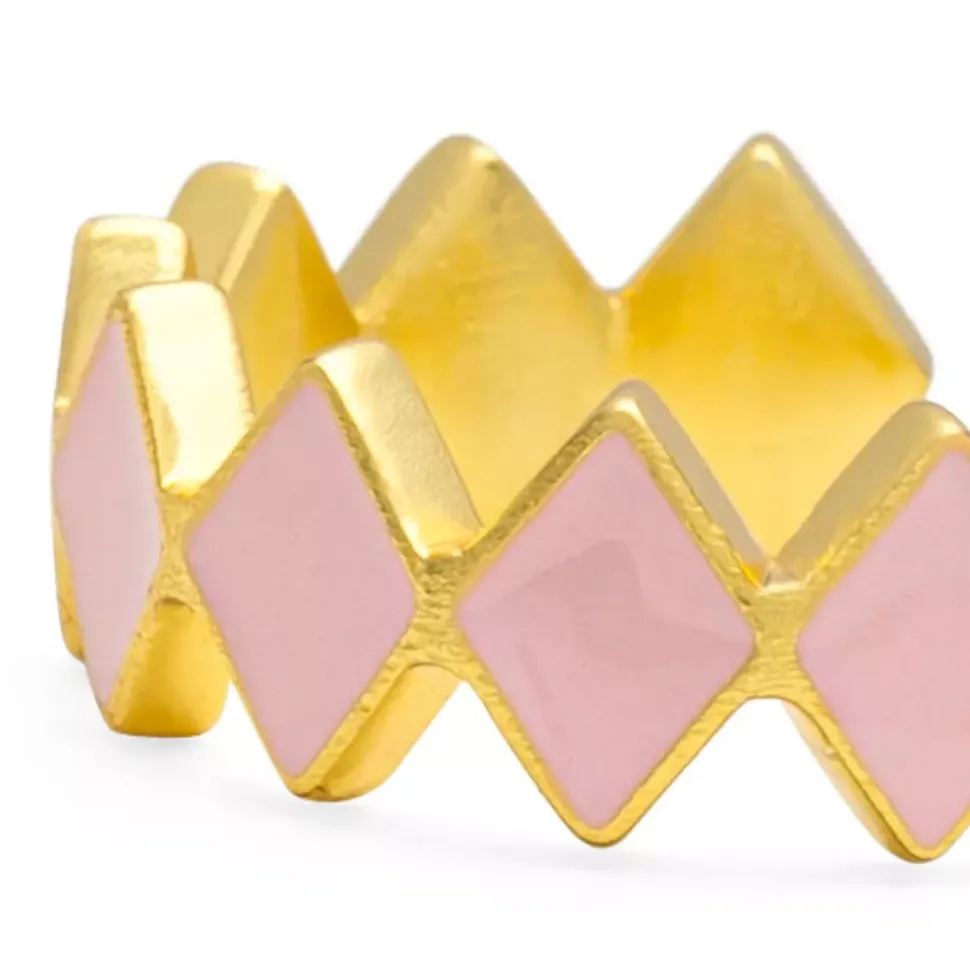 Confetti Hoops Par (2 stk) Forgyldt Rosa