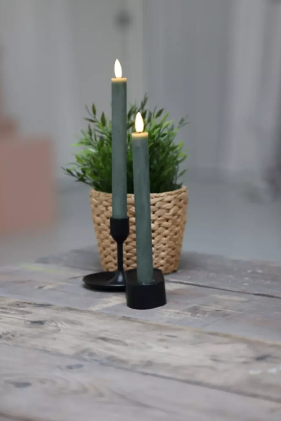 Cozy Kronelys Grønn s/2