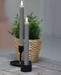 Cozy Kronelys Grå s/2