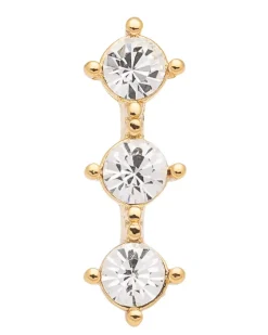 3 Crystals Øredobb 1 Stk
