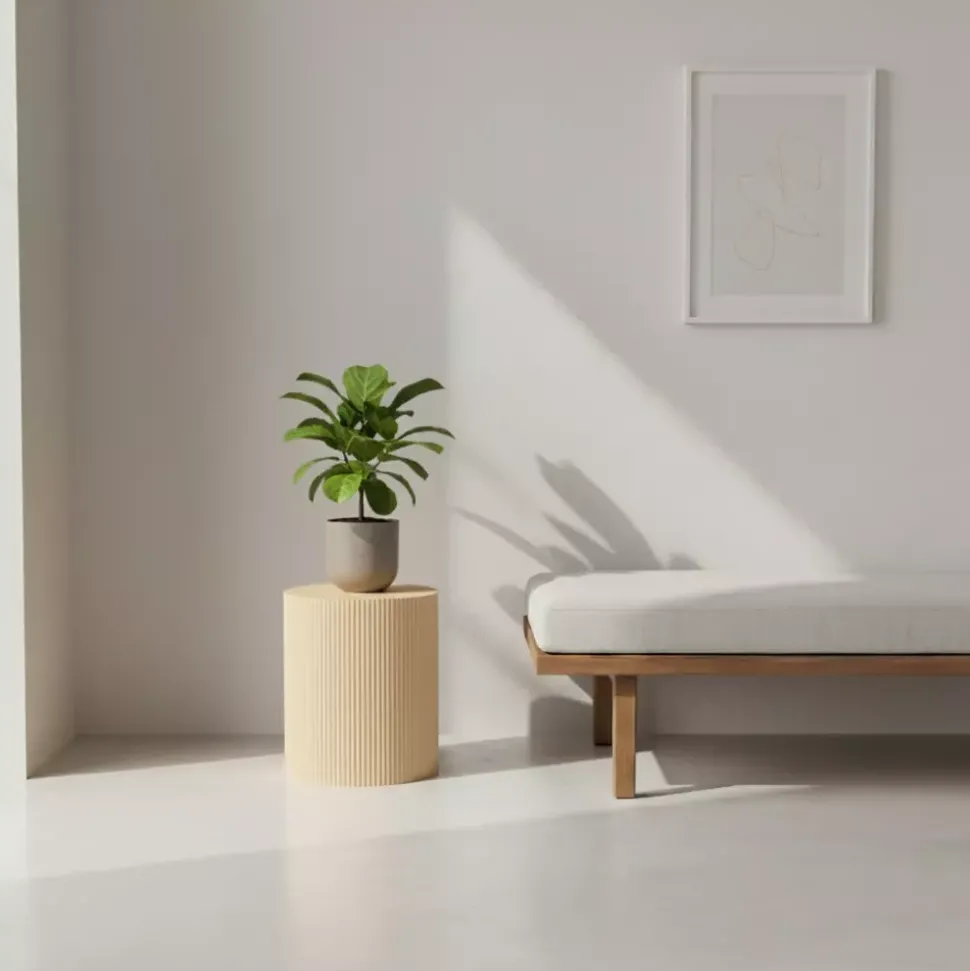 Cylinder Sidebord 39x45 Sand