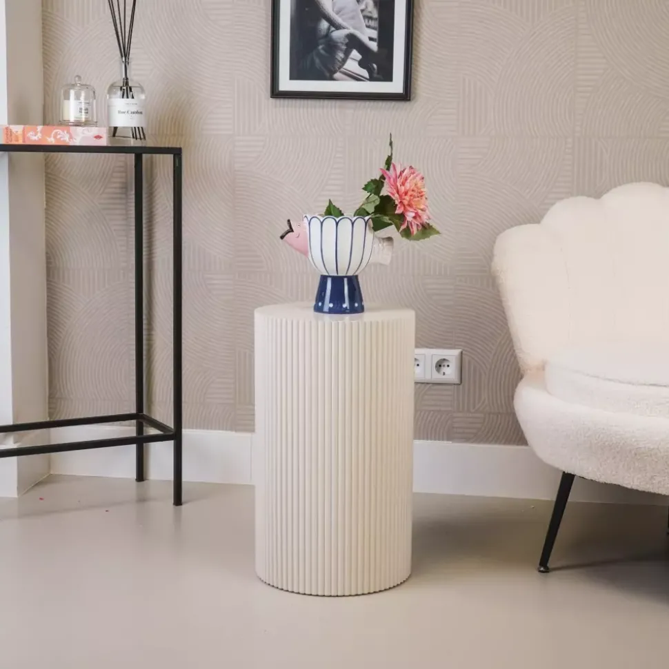 Cylinder Sidebord 30x54 Sand