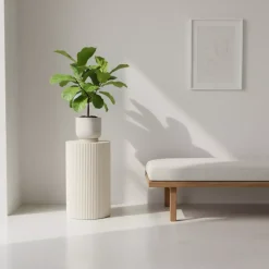 Cylinder Sidebord 30x54 Sand