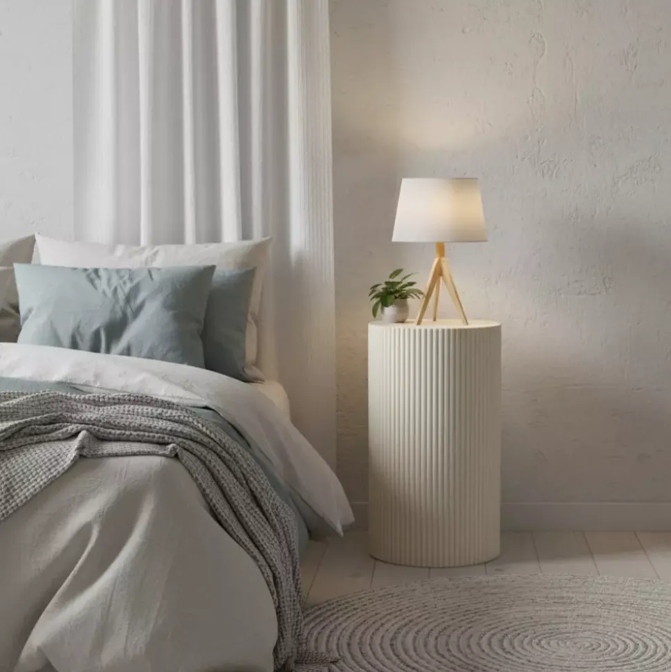 Cylinder Sidebord 30x54 Sand