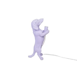 Dachshund Bordlampe H38 Lilla