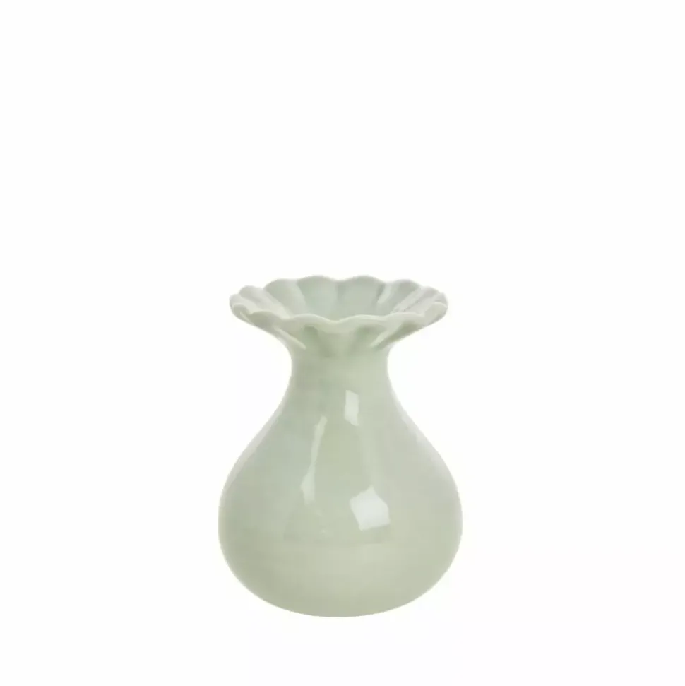 Dalia Vase H8,8 Lysegrønn