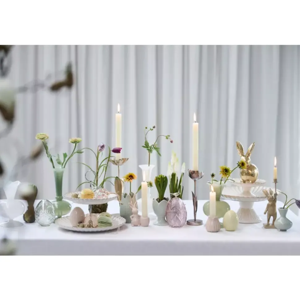 Dealie Lysestake Blomst H6 Offwhite