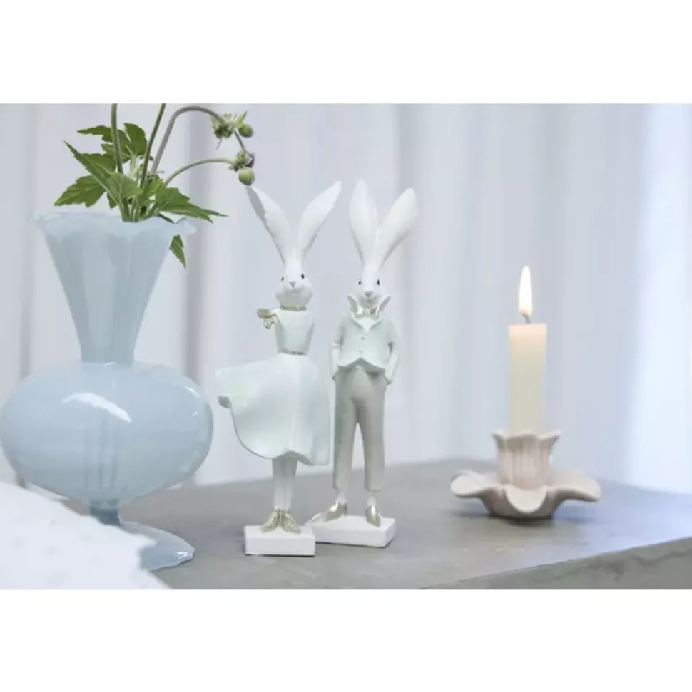Deanne Lysestake Blomst H5,6 Offwhite