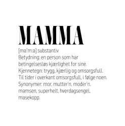Definisjon Glassbrikke - Mamma