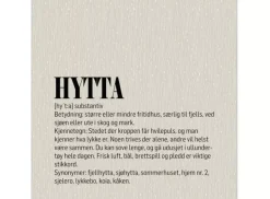 Definisjon Serviett Hytta