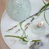 Dehmira Lysestake Keramikk H3,7cm Støvet Grønn