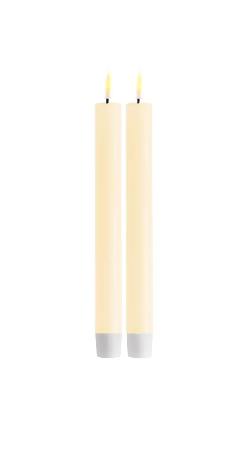 Deluxe Kronelys Krem L24 2pk