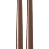 Deluxe Kronelys Mokka 38cm 2pk