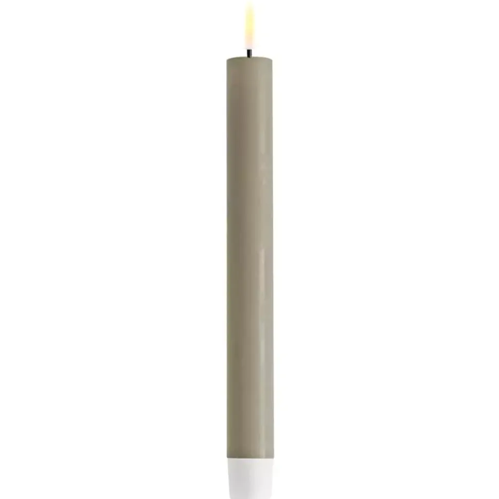 Deluxe Kronelys Sand 24cm 2pk