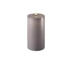 Deluxe Kubbelys Grå D10 H20