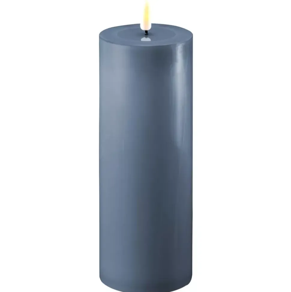 Deluxe Kubbelys Isblå D7 H20