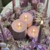 Deluxe Telys Dus Lilla 2pk