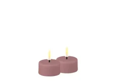 Deluxe Telys Dus Lilla 2pk
