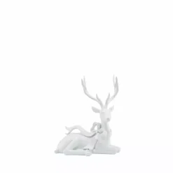 Deria deer 23,5X16X27,5 cm. White