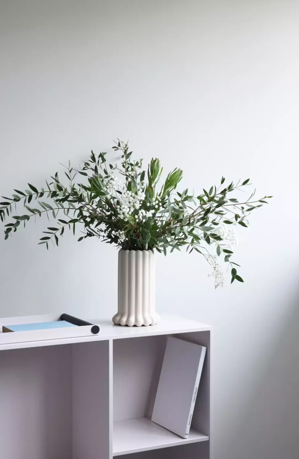 Design Letters Tublar Vase Beige