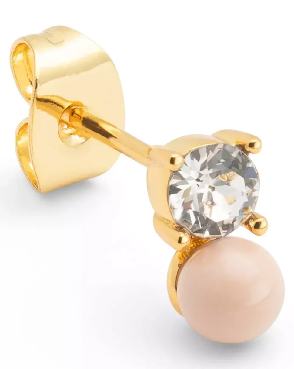 Diamond Eye Øredobb 1 Stk Dusty Peach