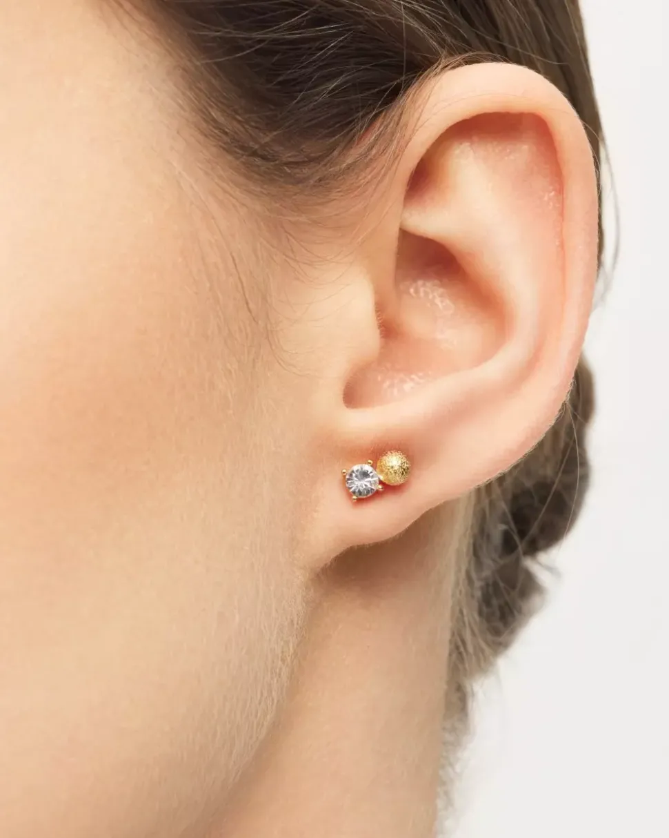 Diamond Eye Øredobb 1 Stk Gull