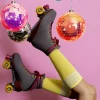Disco Ledkule Neonblå D15cm
