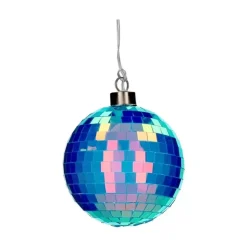 Disco Ledkule Neonblå D10cm
