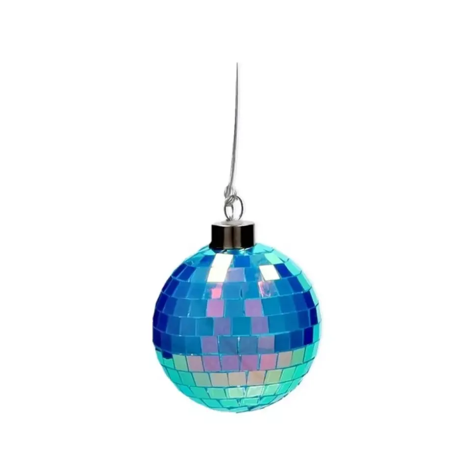 Disco Ledkule Neonblå D8cm