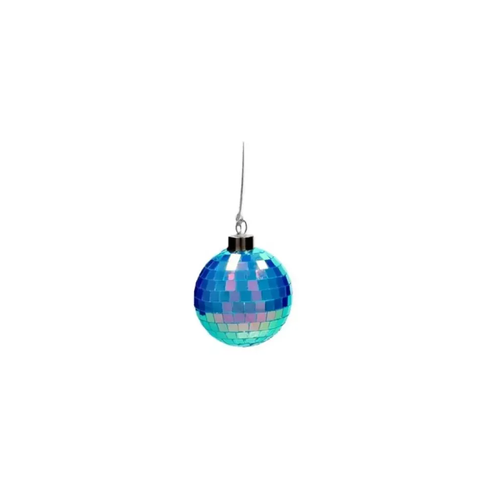 Disco Ledkule Neonblå D8cm