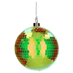 Disco Ledkule Neongrønn D15cm
