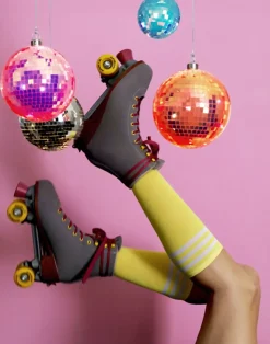 Disco Ledkule Neonoransj D10cm