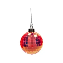Disco Ledkule Neonoransj D8cm