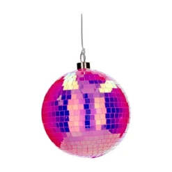 Disco Ledkule Neonrosa D15cm