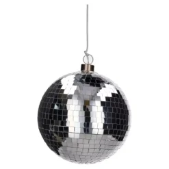 Disco Ledkule Sølv D15cm