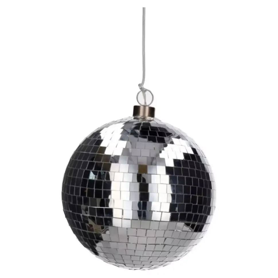 Disco Ledkule Sølv D15cm