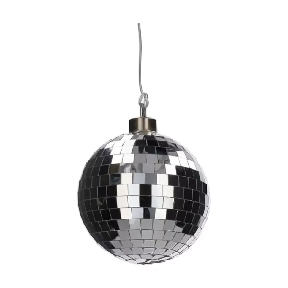 Disco Ledkule Sølv D10cm