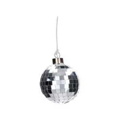 Disco Ledkule Sølv D8cm